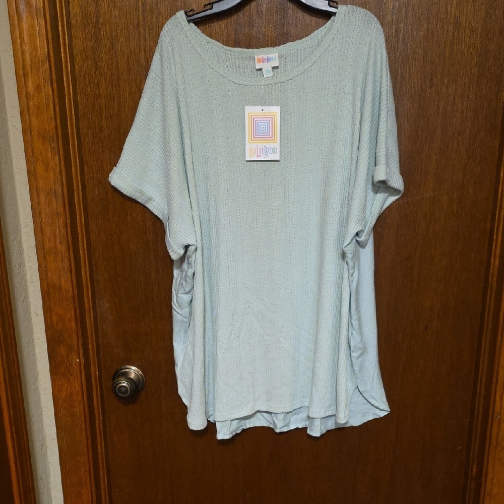 NWT 2XL LuLaRoe Women's Knit Dolman Mixed Media Top